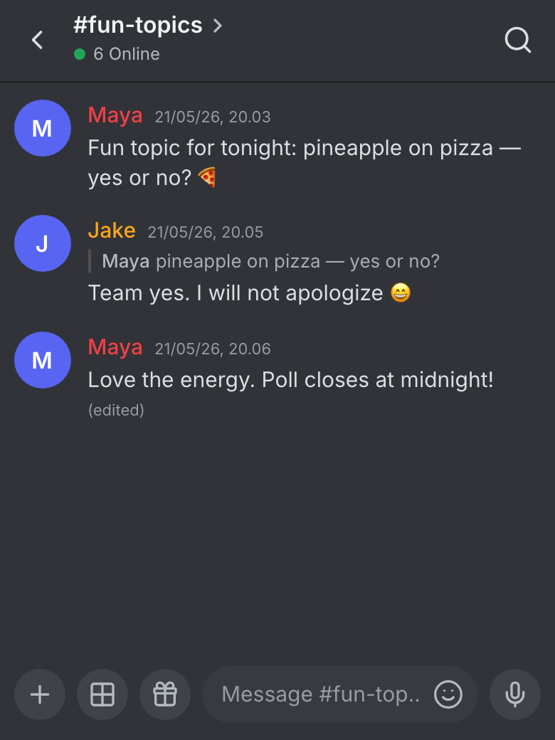 Discord · Chat