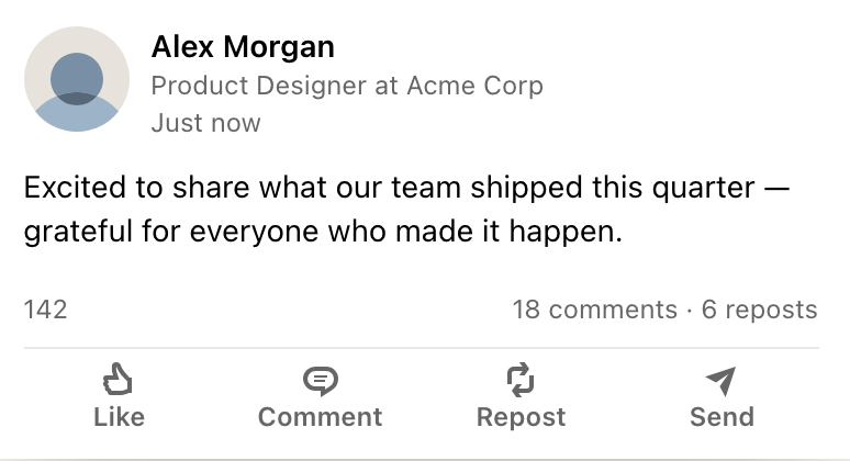 Linkedin · Post