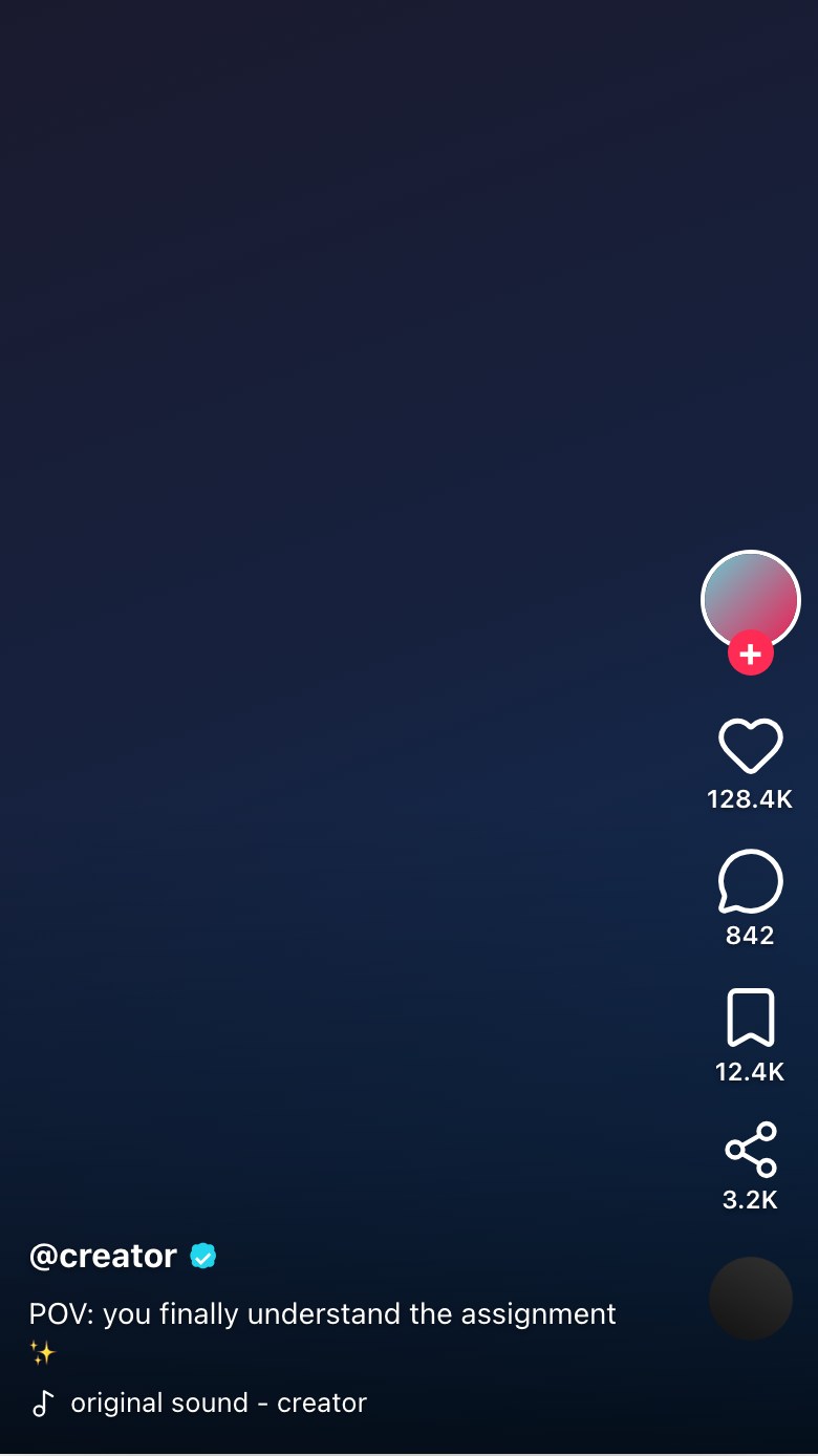 Tiktok · Post