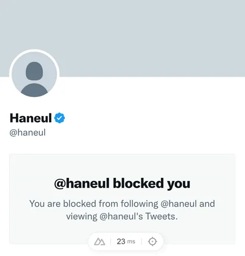 X · Blocked